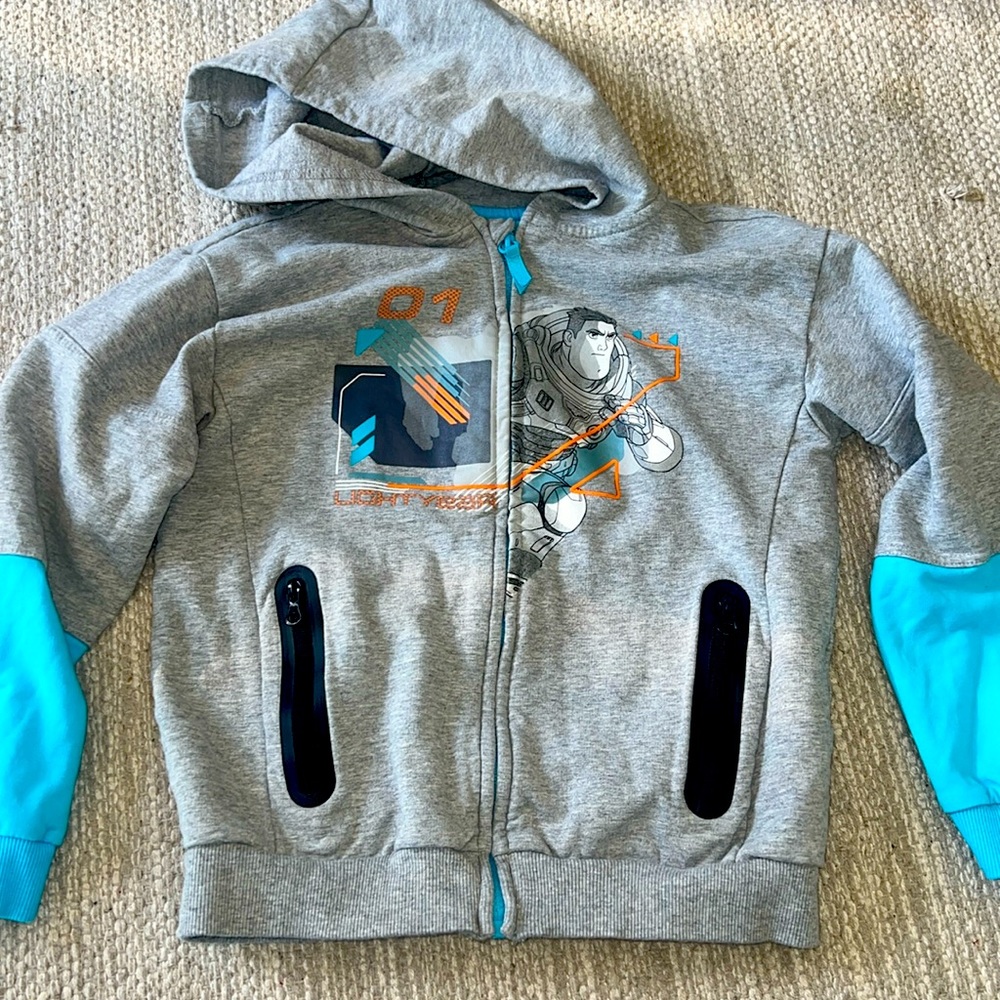 Disney Parks Lightyear Zip up Sweater